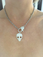 Load image into Gallery viewer, Skull Charm Necklace
