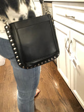 Load image into Gallery viewer, Black Studded Crossbody
