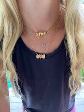 Load image into Gallery viewer, Bubble Nameplate on Cuban Link or Paperclip Chain