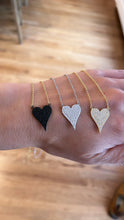 Load image into Gallery viewer, Pave Heart Drip Necklace