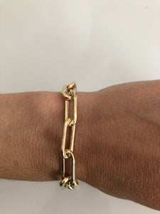15mm chunky gold link bracelet