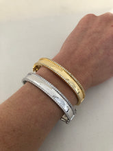 Load image into Gallery viewer, CZ Outlined Bangle