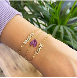 Personalized Paperclip Bracelet