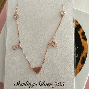 The “Danielle” Double Initial Necklace