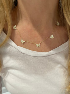 Butterfly  CZ Necklace