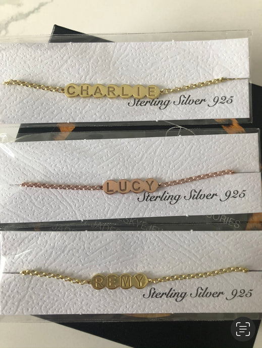 Circle Name Bracelet