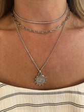 Load image into Gallery viewer, Evil Eye Medallion Coin Necklace