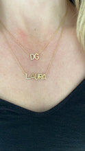 Load image into Gallery viewer, Diamond Accent Initial Necklace