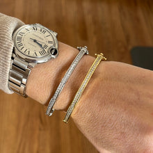 Load image into Gallery viewer, CZ Lined Bangles