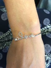 Load image into Gallery viewer, Sterling Silver LOVE Bangle