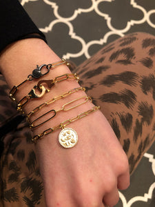 Thin Oval Link Bracelet