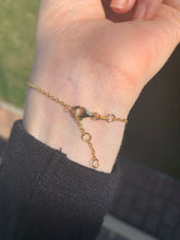 Load image into Gallery viewer, Gold Bracelet with Pave and Gold Discs