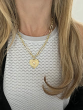 Load image into Gallery viewer, Gold Statement Heart Necklace