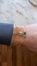 Load image into Gallery viewer, Double Layer Bracelet: Paperclip + Diamonds by the Yard