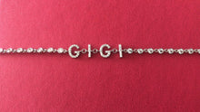 Load image into Gallery viewer, Bezel Set Name Bracelet