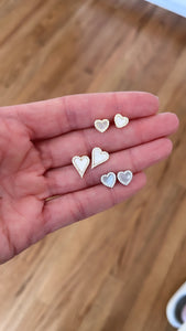 Mother of Pearl Heart or Star Earrings