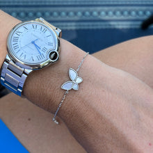 Load image into Gallery viewer, Mother of Pearl Butterfly Bracelet