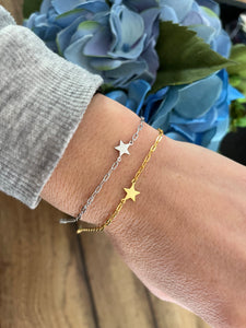 Paperclip Star Bracelet