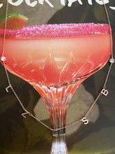 Load image into Gallery viewer, Quadruple Initial Necklace with Bezel Stones