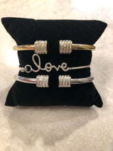 Load image into Gallery viewer, Sterling Silver LOVE Bangle