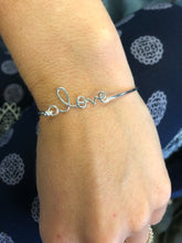 Load image into Gallery viewer, Sterling Silver LOVE Bangle
