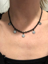 Load image into Gallery viewer, CZ pave disc adjustable choker