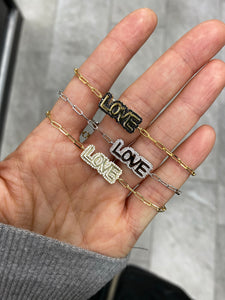 Bubble LOVE bracelets