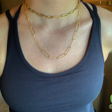 Load image into Gallery viewer, Paperclip necklace