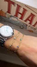 Load image into Gallery viewer, Double Layer Bracelet: Paperclip + Diamonds by the Yard
