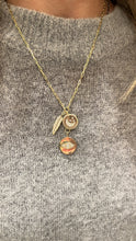Load image into Gallery viewer, Sterling Paperclip Charm Necklace