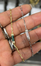 Load image into Gallery viewer, Paperclip Bar Bracelet