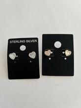 Load image into Gallery viewer, Mother of Pearl Heart or Star Earrings