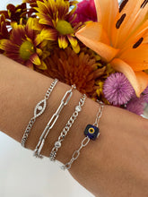 Load image into Gallery viewer, Evil Eye Bead on Chain Link