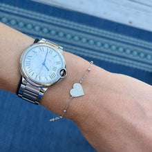 Load image into Gallery viewer, Pave Heart on Bead Chain