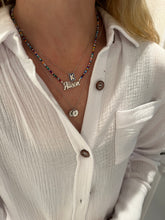 Load image into Gallery viewer, Nameplate with Rainbow Bead Chain