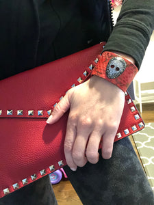 Studded Envelope Clutch