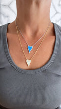Load image into Gallery viewer, Drip Heart Stone Necklace