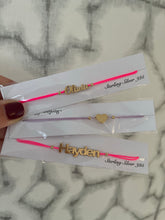 Load image into Gallery viewer, Nameplate Cord Bracelet