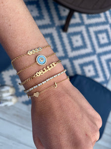 Personalized Cuban Link Bracelet