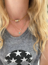 Load image into Gallery viewer, Sideways Initial Necklace