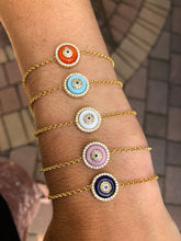 Load image into Gallery viewer, Enamel Evil Eye Bracelets