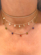 Load image into Gallery viewer, Adjustable Rainbow Gems Choker
