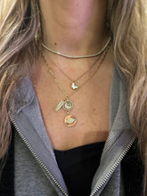 Load image into Gallery viewer, Sterling Paperclip Charm Necklace