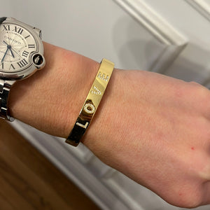 Adjustable Metal Affirmation Bracelets