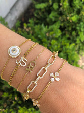 Load image into Gallery viewer, CZ Initial(s) on Cuban Link Chain