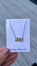 Load image into Gallery viewer, Bubble Nameplate on Cuban Link or Paperclip Chain