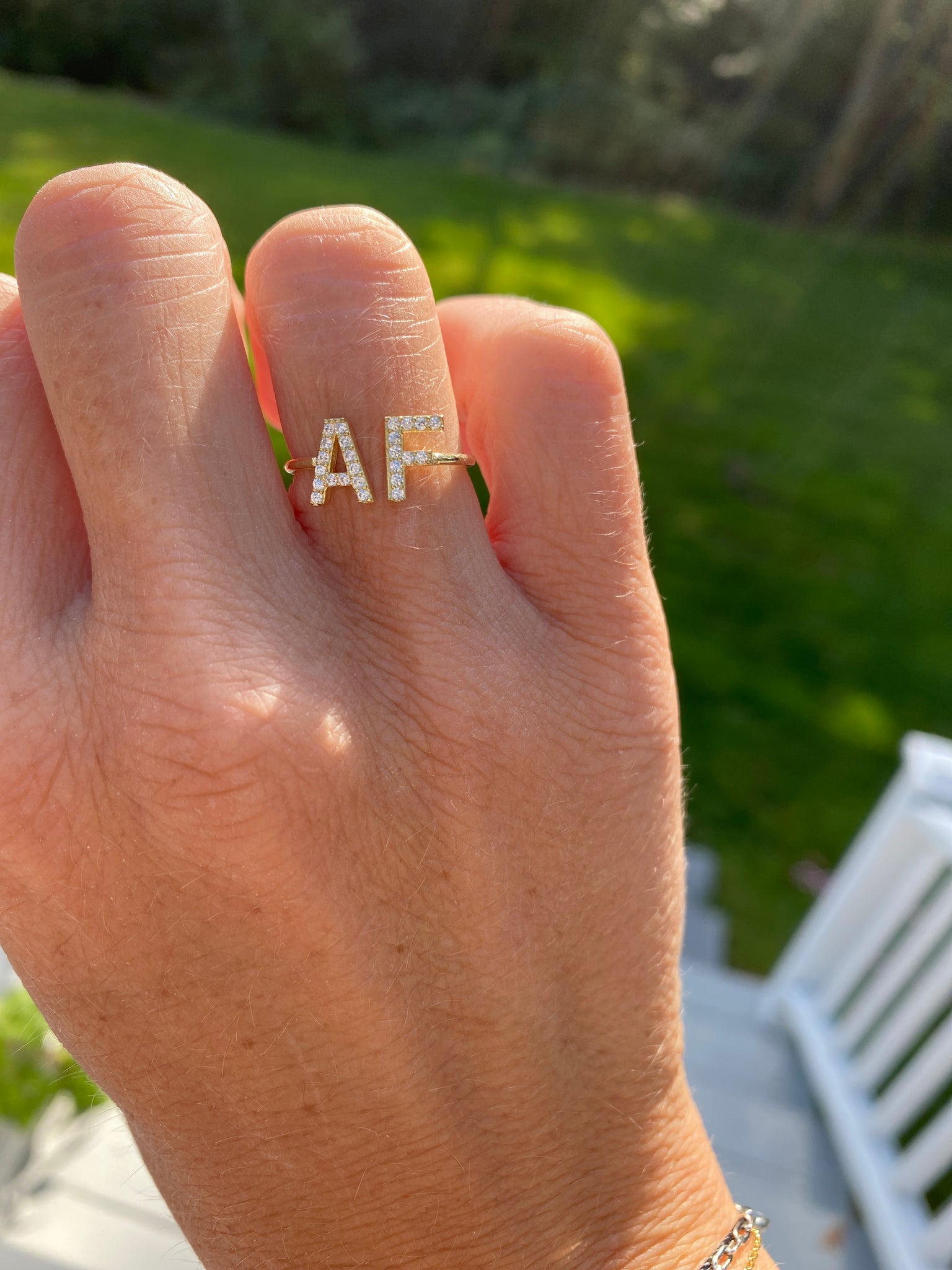 Buy Couple Matching Ring, Valentines Day Ring, Two Letter Engraved Ring,  Mother Day Gifts, Sterling Silver Adjustable Personalized Ring Online in  India - Etsy