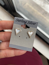 Load image into Gallery viewer, Mother of Pearl Heart or Star Earrings