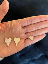 Load image into Gallery viewer, Pave Heart Drip Necklace