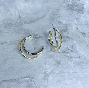 Two Tone Hoops